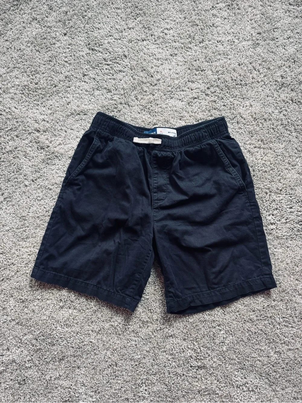Old Navy Boys Navy Blue Shorts Size XL 14-16 Elastic Waist Casual Summer Shorts